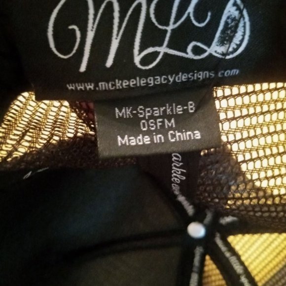 NWOT Sparkle Ball Cap - Picture 2 of 2